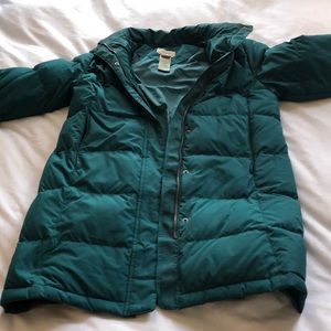 LL Bean Peacock Blue Winter Jacket